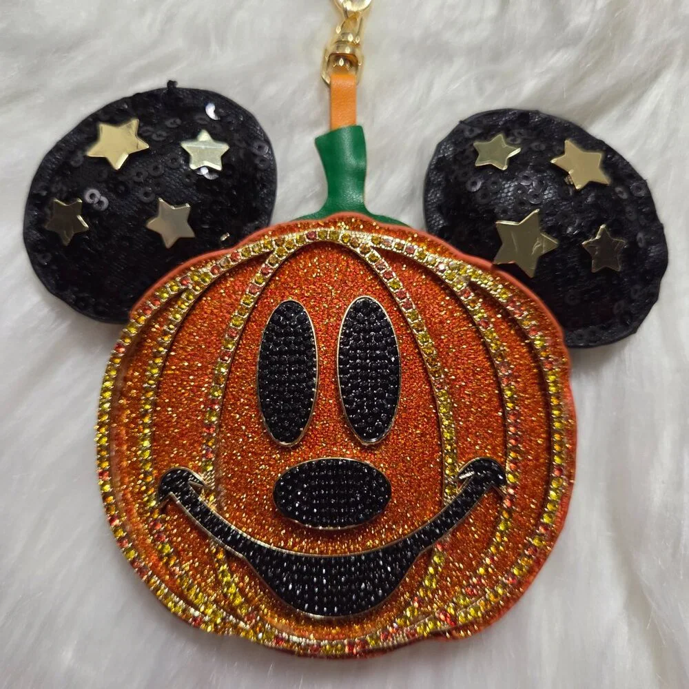 Disney x BaubleBar Pumpkin Mickey Mouse Keychain